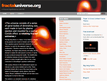 Tablet Screenshot of fractaluniverse.org